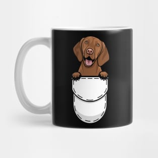 Funny Vizsla Pocket Dog Mug